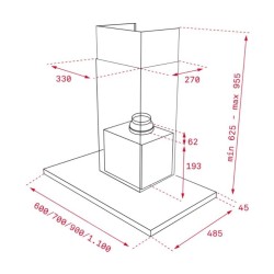 Campana Teka DLH686T