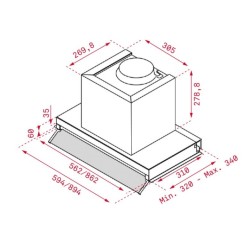 Teka INTEGRA 96750 POS Einbau-Dunstabzugshaube