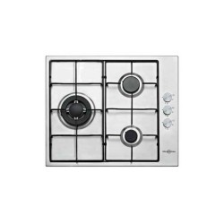 Placa de gas Vitrokitchen EN630LIB inoxidable 3 fuegos