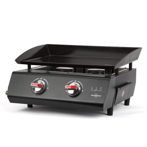 Vitrokitchen PG230NB Gas‑Grillplatte – 2 Brenner