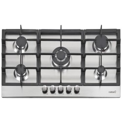 Placa de gas Cata LGI9041X acero inoxidable 5 fuegos