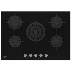 Beko Gas-Kochfeld HILW75222SL, 5 Brenner