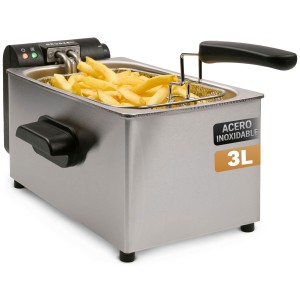 Grunkel Öl-Fritteuse FRYPRO3SS, 3 L