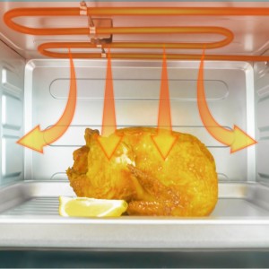 Grunkel Mini-Backofen HR28SILVER, 28 L