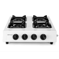 Orbegozo Gas‑Kochfeld FO4000, 4 Brenner, Triple‑Crown‑Zündung