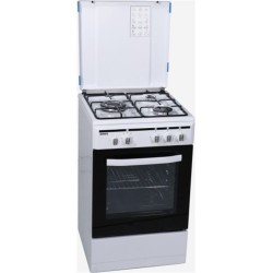 Rommer Gas-Kochfeld ECH352FGBUT mit Elektro-Backofen