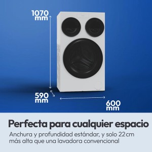 Lavadora Candy Triple Tambor 10+1+1Kg 1400rpm Candy Multiwash MQD 410CBL9-37