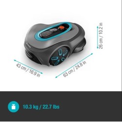 Robot Cortacésped GARDENA Smart SILENO MAX hasta 1200 m²