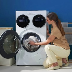 Lavadora Candy Triple Tambor 10+1+1Kg 1400rpm Candy Multiwash MQD 410CBL9-37