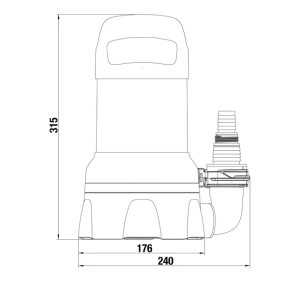 Gardena Tauchpumpe 11000, 450 W
