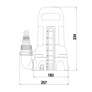 Bomba Sumergible de Aguas Limpias Gardena 11000 Aquasensor 450W 09034-20