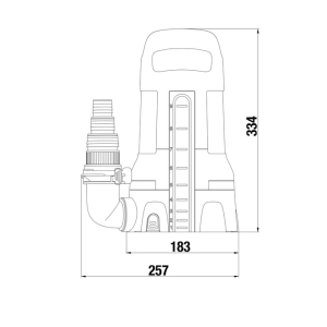 Gardena Tauchpumpe 17000 Aquasensor, 750 W