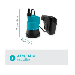 Gardena Tauchpumpe 2000/2 18V P4A