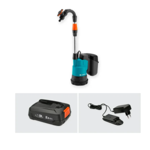 Gardena Tauchpumpe für Regenwassertanks 2000/2 18V P4A