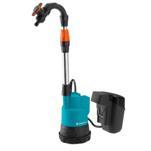 Bomba Sumergible de Batería a Presión para Depósitos Pluviales Gardena 2000/2 18V P4A 14602-20