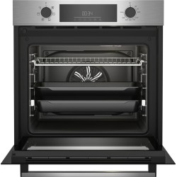 Conjunto Horno Multifunción y Placa de Inducción 3 Zonas Beko BBSE12340XD