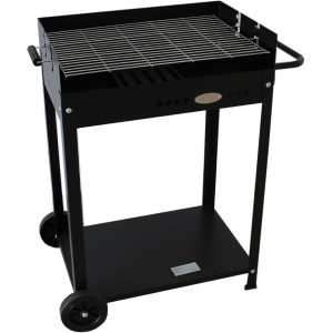 Barbacoa de carbón Torino con carro para jardín