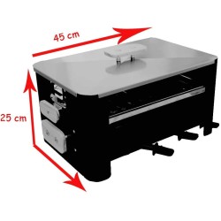 Holzkohlegrill Family großer Grillwagen für Garten
