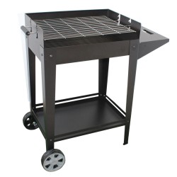 Barbacoa de carbón Denia con carro para jardín