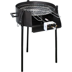 Barbacoa de carbón Algo Más con carro para jardín