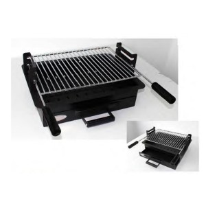 Holzkohlegrill Linares mit Grillwagen für Garten