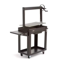 Barbacoa de carbón Santa Clara con carro