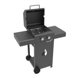 Barbacoa de gas Pereda con piedra volcánica