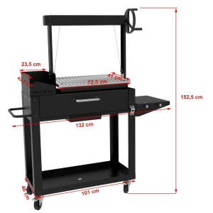 Barbacoa de leña en V Lenagrill