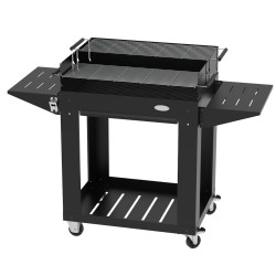 Barbacoa de carbón Rodelux con carro