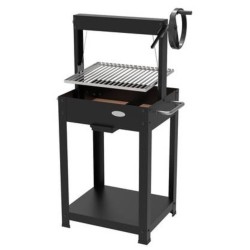 Barbacoa de carbón Duramax con carro