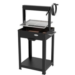 Barbacoa de carbón Duramax con carro