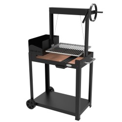 Barbacoa de carbón Argengrill con carro