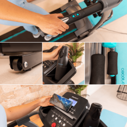 Cinta de Correr Plegable Cecotec DrumFit WayHome 1400 Runner Vibration 1100W