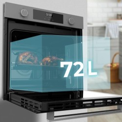 Horno Integrable Multifunción de 72 Litros Cecotec Bolero Hexa M226000 Glass Grey A 2800W