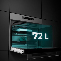 Integrierbarer Multifunktionsofen mit 72 Litern Cecotec Bolero Hexa SM406000 Glass Grey A+ 2900W
