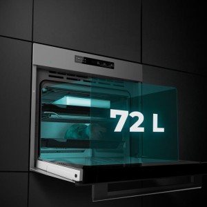 Integrierbarer Multifunktionsofen mit 72 Litern Cecotec Bolero Hexa SM406000 Glass Grey A+ 2900W