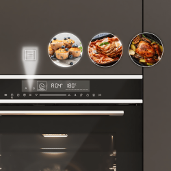 Horno Convencional Integrable con Microondas Line de 72 Litros Cecotec Bolero Hexa MWO706000 Line 2880W