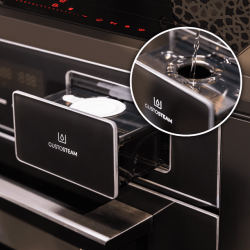 Horno Convencional Integrable con Microondas Line de 50 Litros Cecotec Bolero Hexa MWS704500 Glass Black 2880W
