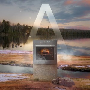 Horno Integrierbare Heißluftfritteuse mit 81 Litros Cecotec Bolero Hexa AF316000 Glass Grey A