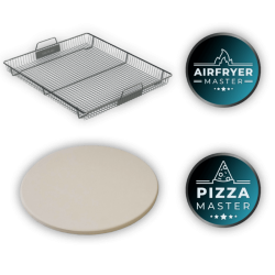 Horno Integrierbare Heißluftfritteuse mit 81 Litros Cecotec Bolero Hexa AF316000 Glass Grey A