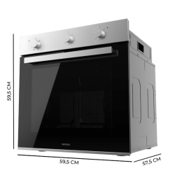 Horno Integrable Multifunción de 70 Litros Cecotec Bolero Hexa M236000 Line Time A 2800W