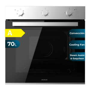 Integrierbarer Multifunktionsofen von 70 Litern Cecotec Bolero Hexa M236000 Line Time A 2800W