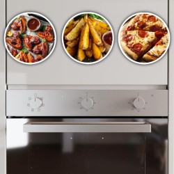 Integrierbarer Multifunktionsofen von 70 Liter Cecotec Bolero Hexa M236000 Mirror Time A 2800W