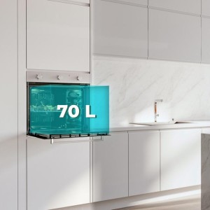 Integrierbarer Multifunktionsofen von 70 Liter Cecotec Bolero Hexa M236000 Mirror Time A 2800W