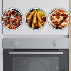 Herkömmlicher integrierbarer 80-Liter-Ofen Cecotec Bolero Hexa C126400 Line A 2800W