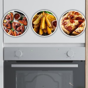 Herkömmlicher integrierbarer 80-Liter-Ofen Cecotec Bolero Hexa C126400 Line A 2800W