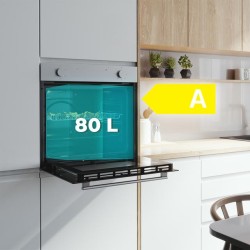 Herkömmlicher integrierbarer 80-Liter-Ofen Cecotec Bolero Hexa C126400 Line A 2800W