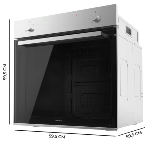 Herkömmlicher integrierbarer 80-Liter-Ofen Cecotec Bolero Hexa C126400 Line A 2800W