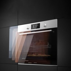 Horno Integrable Pirolítico de 73 Litros Cecotec Bolero Hexa P526000 Line A 2800W