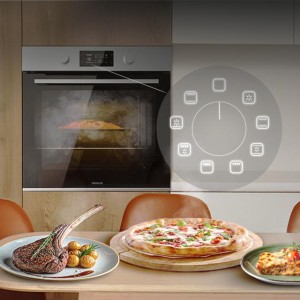 Horno Integrable Pirolítico de 73 Litros Cecotec Bolero Hexa P526000 Line A 2800W